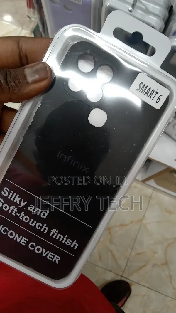 Silicone Soft Back Cover Case for Infinix Smart 6 (Silicone