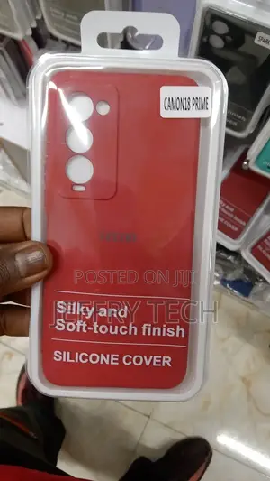 Case for Tecno Camon 18 Premier Cover Black Soft Silicone