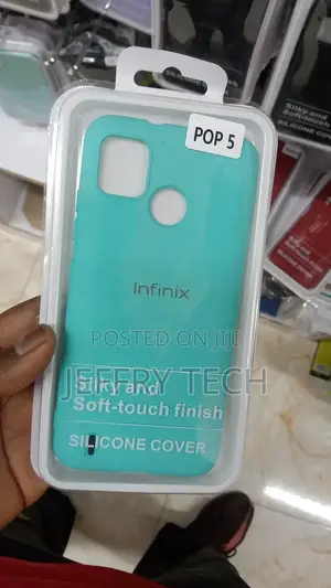 Tecno Pop 5 Case Square Silicone Phone Cover
