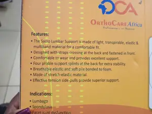 Lumbar Support.