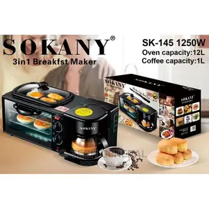 Sokany 3 in 1 Breakfast Maker, Toaster/Oven Sk-145