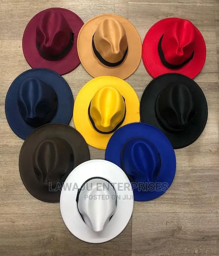 Wide Brim Fedora Hat