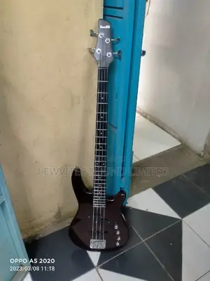Ibanez Maroon Bass Guitar