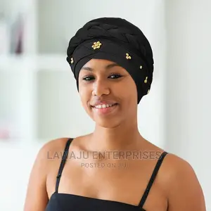 Women Head Turban With Beads