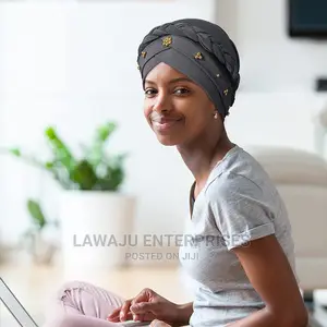 Women Head Turban With Beads