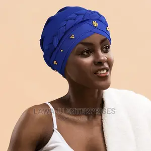 Women Head Turban With Beads
