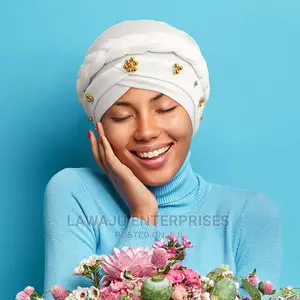 Women Head Turban With Beads