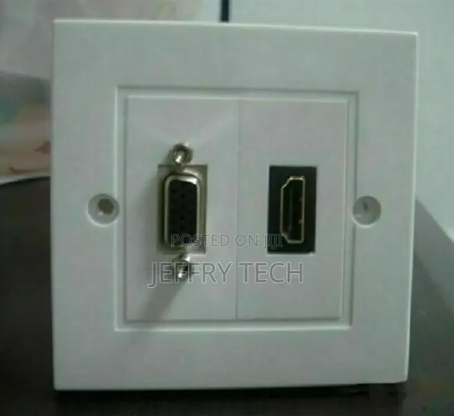 Hdmi-Compatible VGA Wall Face Plate Great Ideal In-Wall Inst
