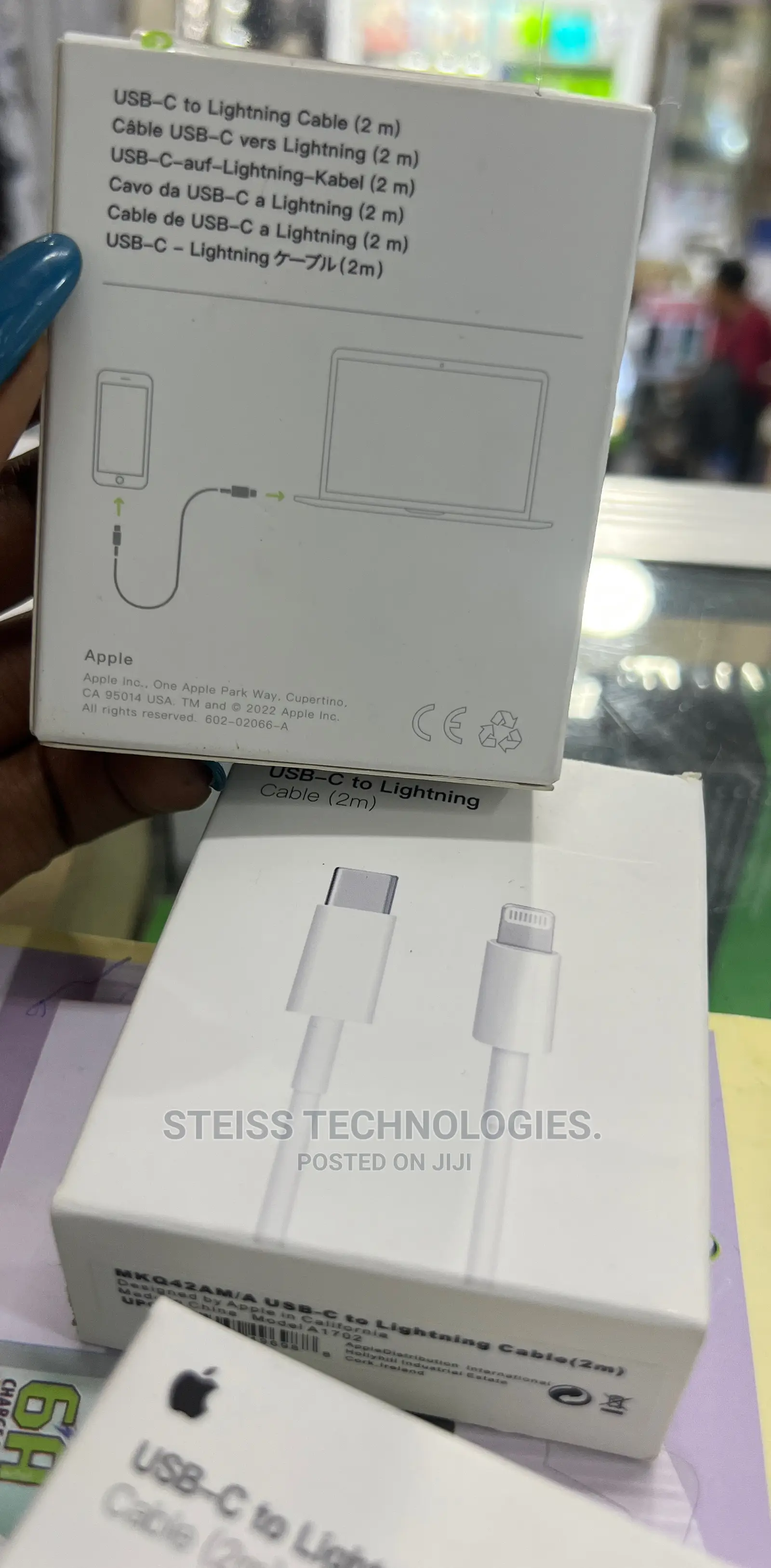 Usb C to Lightning 2metres.