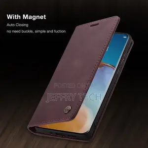 Luxury Magnetic Flip Case P30 Lite Leather Wallet