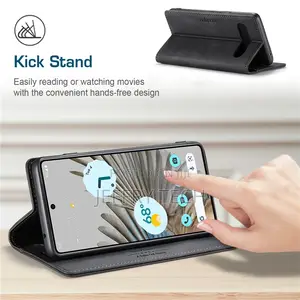 Pixel 6 Case Flip Leather Phone Cover for Google Pixel 7pro