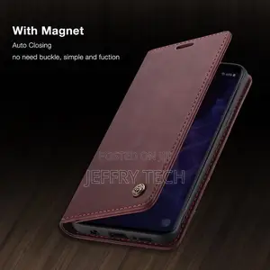 Leather Wallet Case for Samsung Galaxy Note 10 Plus Mag