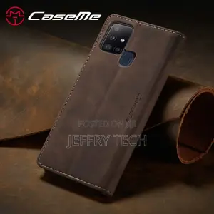 Flip Wallet Leather Case for Samsung Galaxy A21S A42 5G Magn