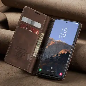 Leather Case for Samsung Galaxy S23 Plus Ultra Luxury Silico