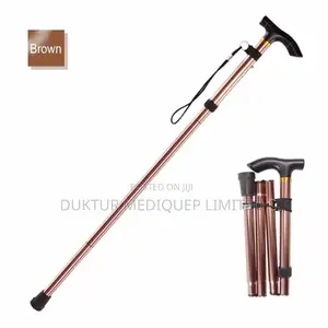 Walking Cane/ Stick 5-level Adjustable Height Non-slip Base
