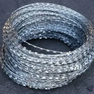 Silver / Clear Razor Wire - 10m Long