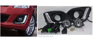 Yr2014+ Suzuki Swift/ Maruti Fog Lights Set With DRL Covers,