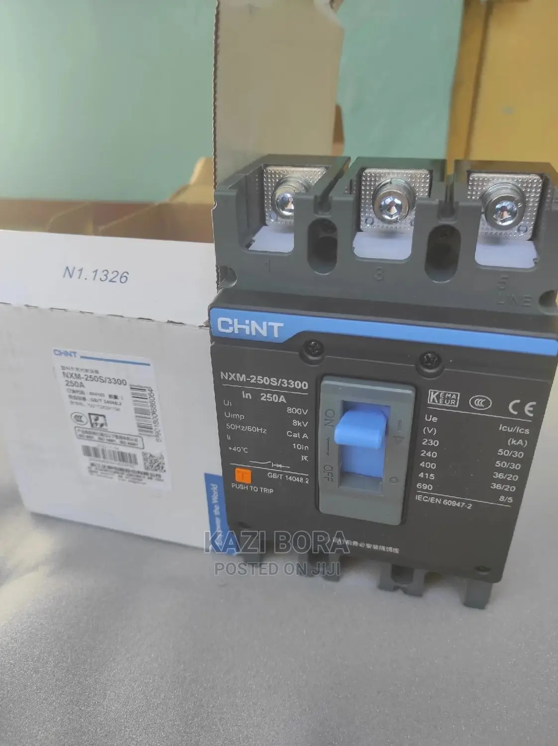 250a 3pole McCb Chint