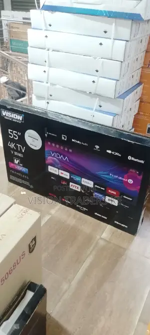 Vision Plus 55 Inches Smart Android Frameless FHD Tv