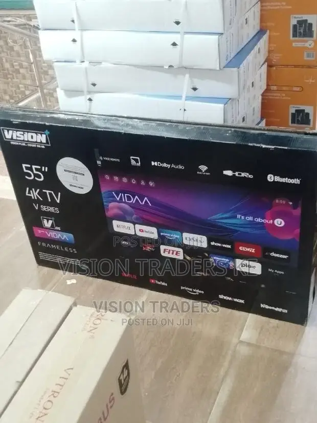*Vision Plus 55 Inches Smart Android Tv.