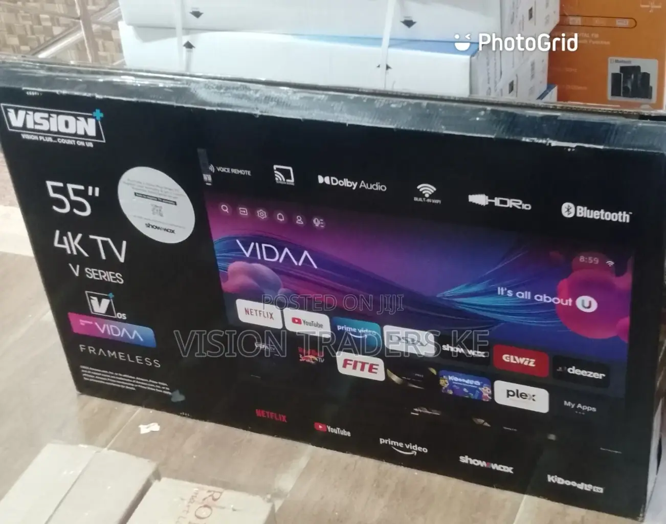 *Vision Plus 55 Inches Smart Android Tv.