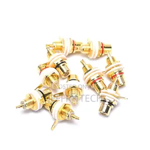 RCA Connector RCA Female Socket Connector Chassis Panel Moun
