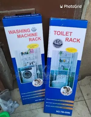 Toilet Rack Organizer White and Black