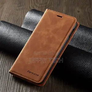 For iPhone 14 Pro Max Plus Case Luxury Magnetic Flip Leather