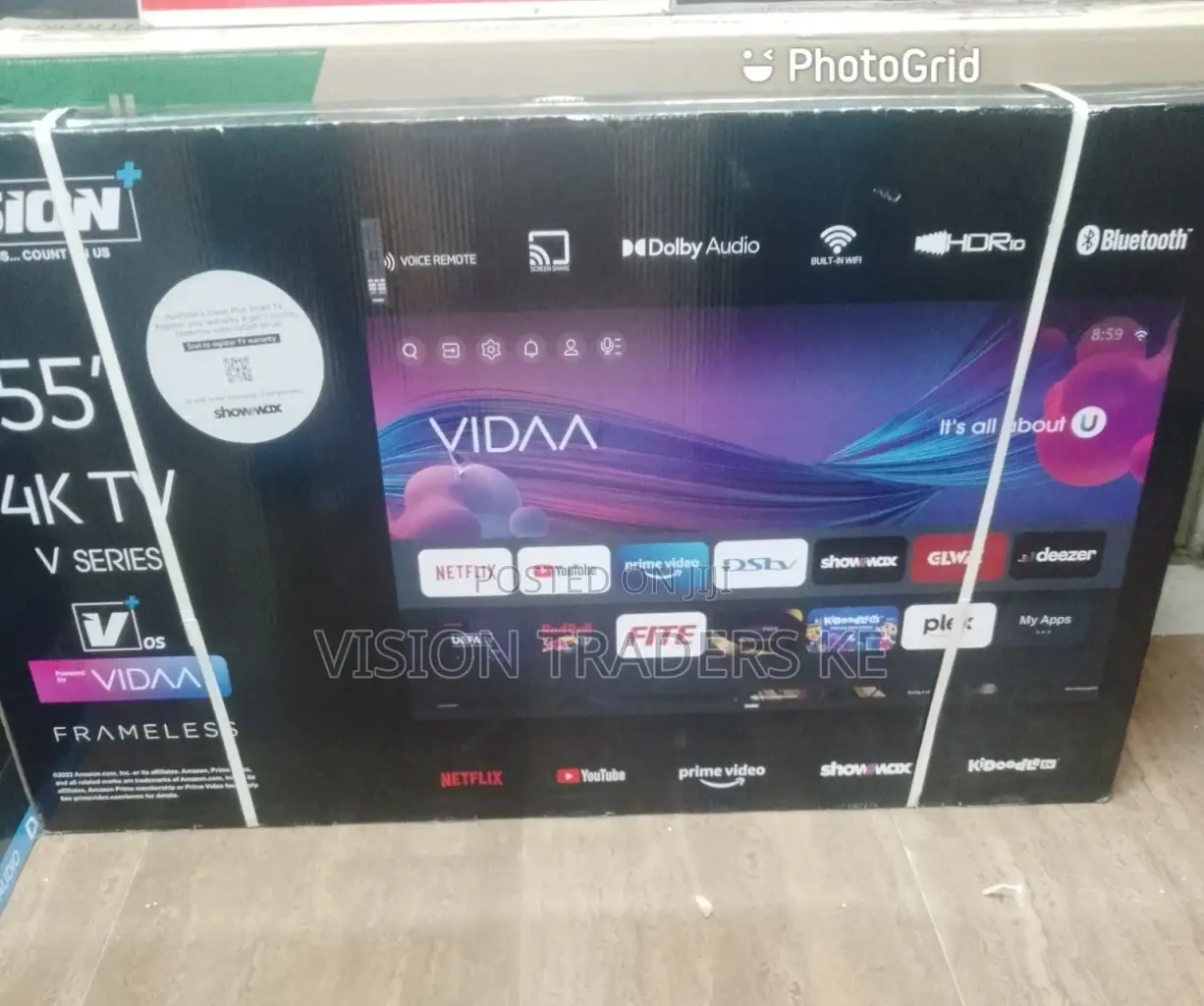 Vision 55 Inches Smart Android Vidda Frameless Tv Dolby