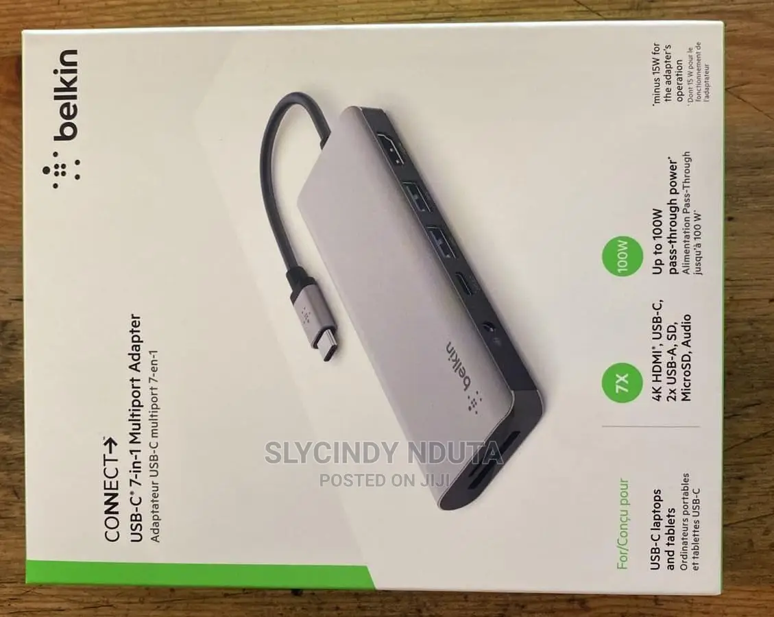 Belkin USB C Multiport Adapter 7in1