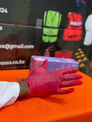 Red Nitrile Gloves