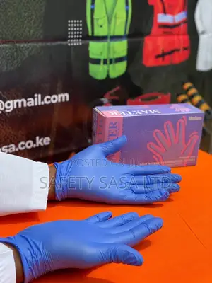 Nitrile Gloves / Powder Free Gloves Blue