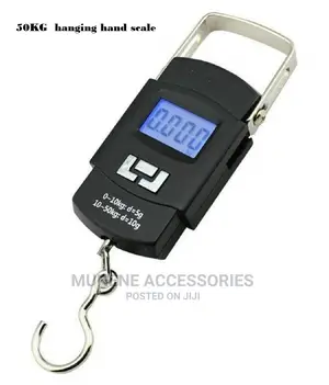 Hanging Scale, LCD Screen 110lb/50kg Portable Shopping Scale
