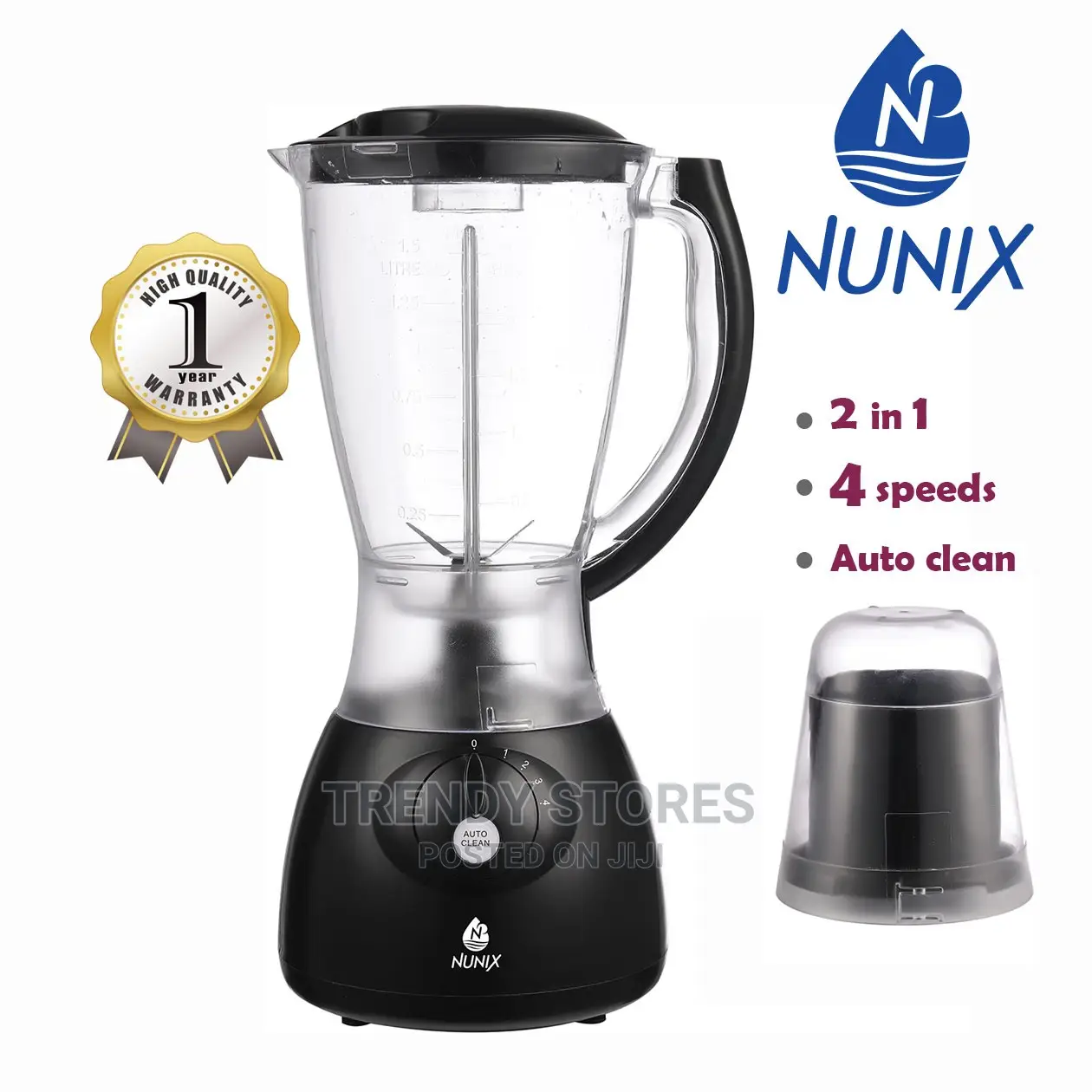 2 in 1 Nunix 4 Speed Blender