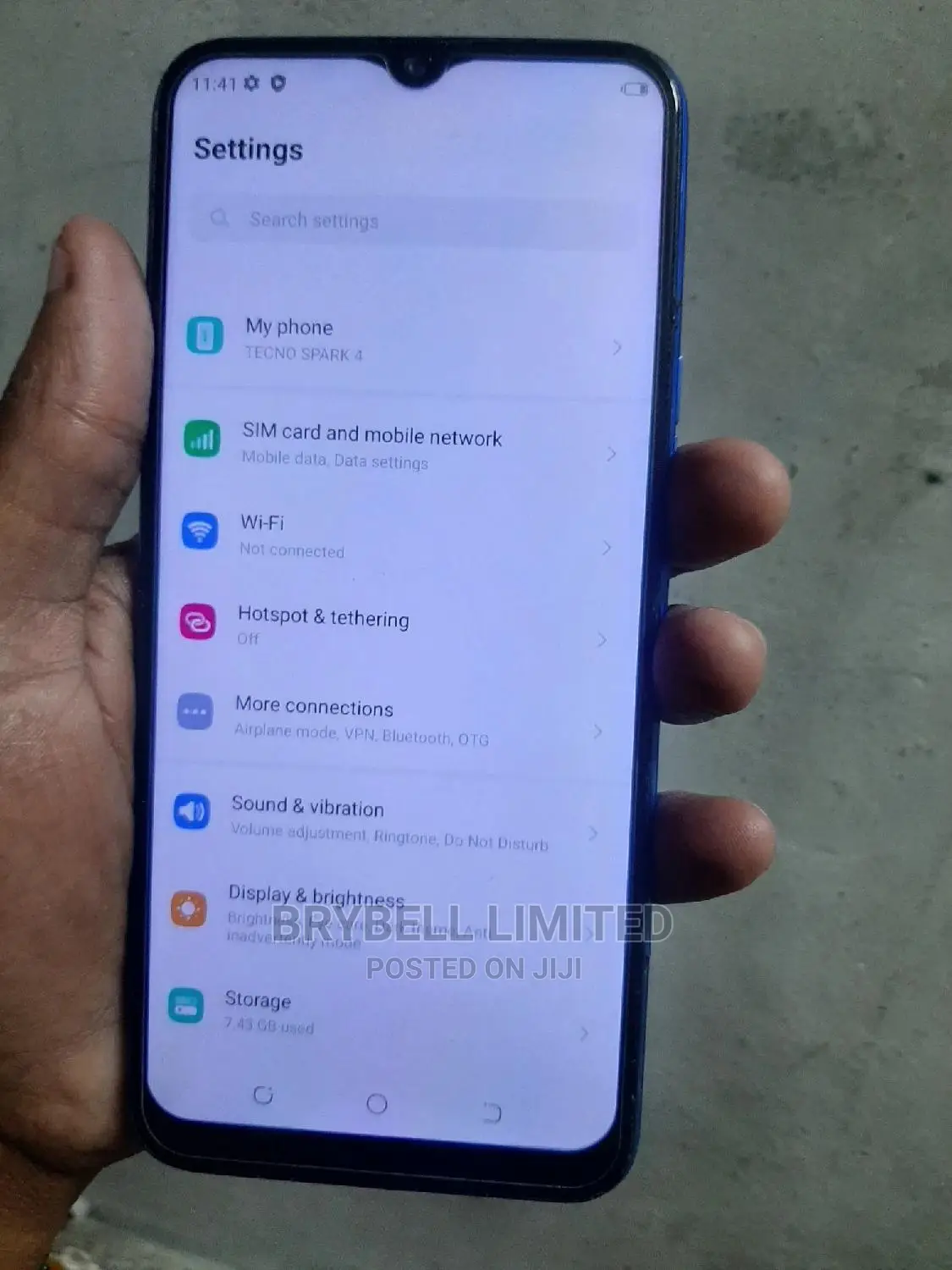 Tecno Spark 4 32 GB Blue