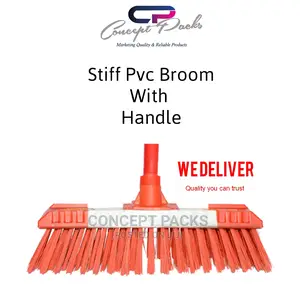 Stiff Pvc Broom With Handle