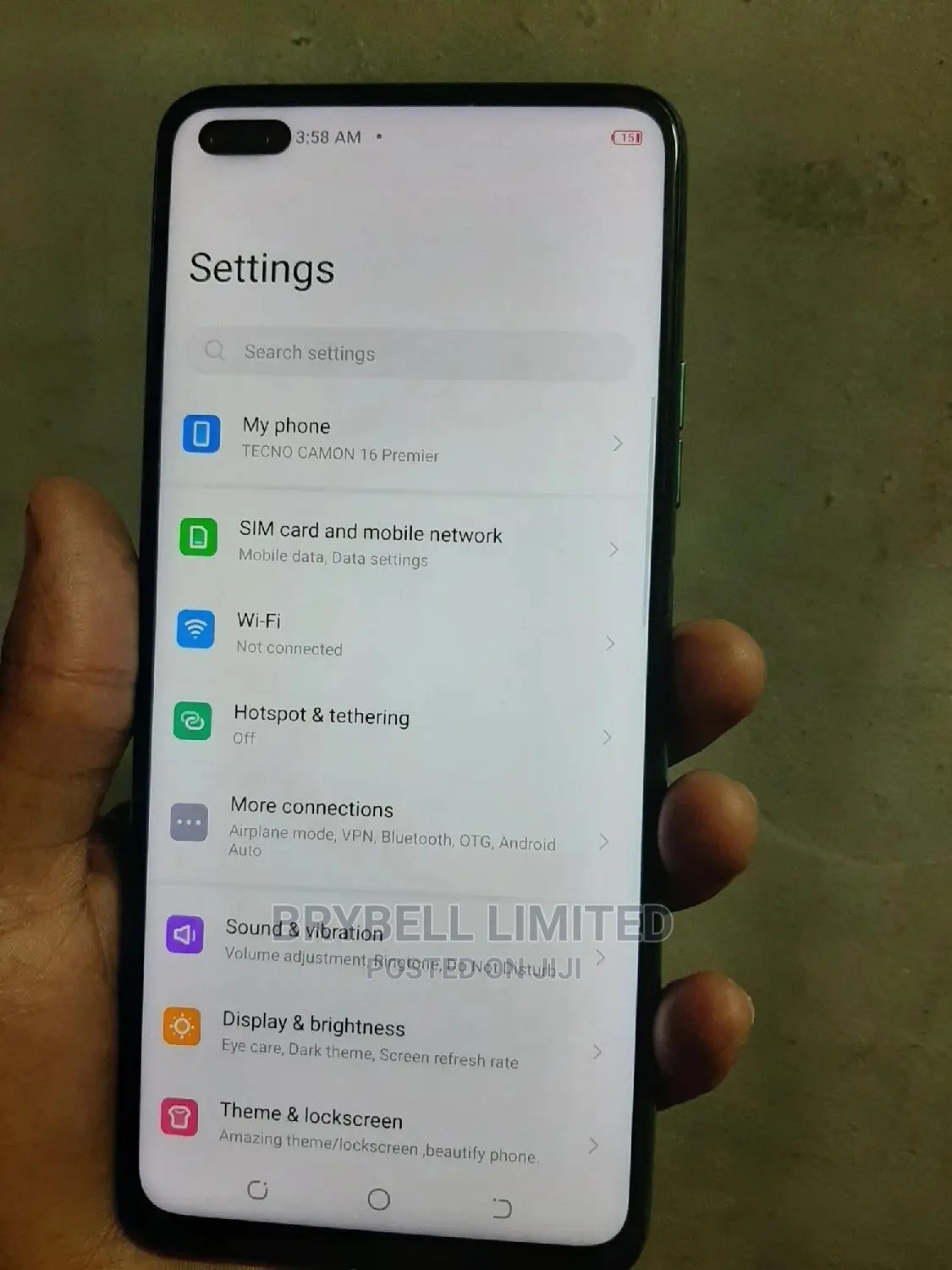 Tecno Camon 16 Premier 128 GB Blue