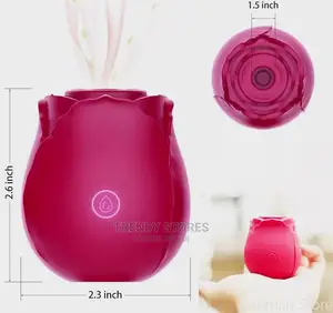 2in1 the ROSE Vibrator - Red