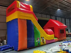 Large / Big 2 in 1 Bouncing Castle With Slide Jump Area