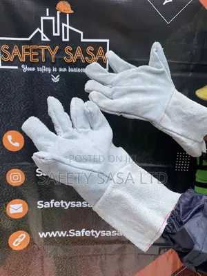 Leather Safety Gloves Long