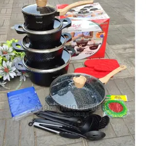 *21pcs Aluminium Die - Cast Cookware Set