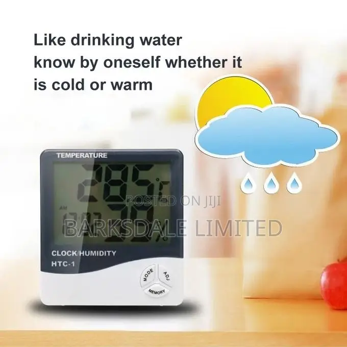 Room Thermometer Digital HTC 2 Humidity Hygrometer