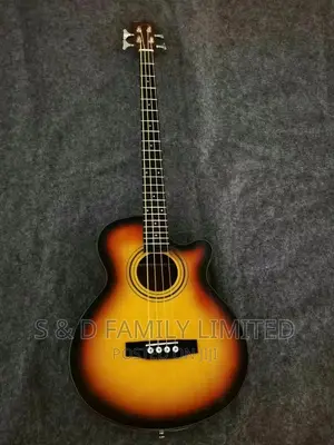 4 String Semi Acoustic Bass Guitar