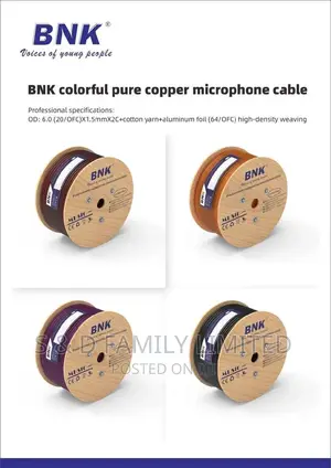 BNK Pure Copper Microphone Cable