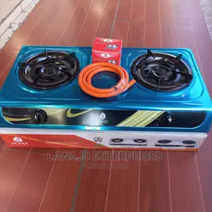 Table Top 2 Burner Gas Cooker + FREE 13kg Gas Regulator Pipe