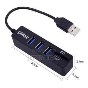 Combo Mini 2 In1 3 Ports Usb 2.0 Hub Card Reader Sd