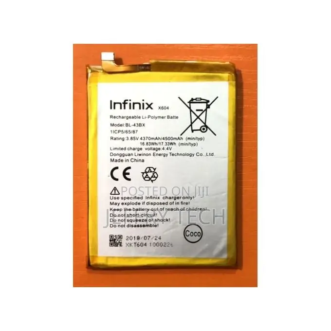 Infinix Replacement Battery for Note 5 (X604)