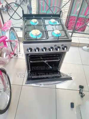 Nunix 50*55cm 4 Gas Burner Standing Cooker Gas Oven.
