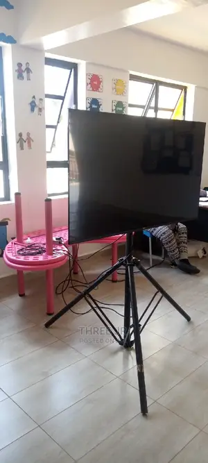 TV Set Up Hire in Classroom for Music. Smart Type