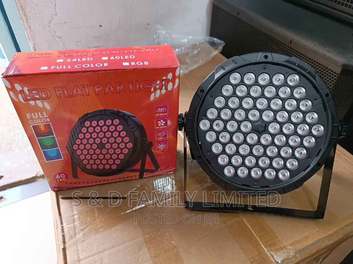 Small 60 LED Full Colour Par Light